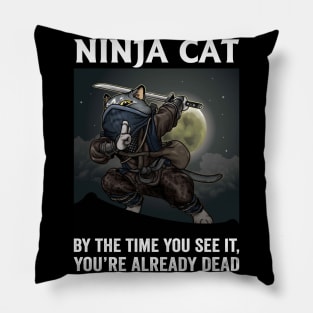 Ninja Cat Pillow