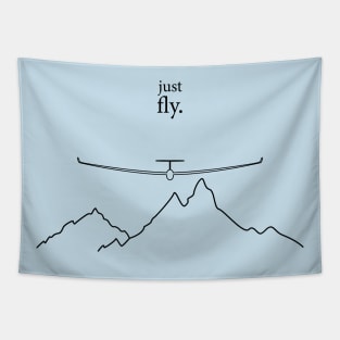 Just Fly By Glinder Design Tapestry