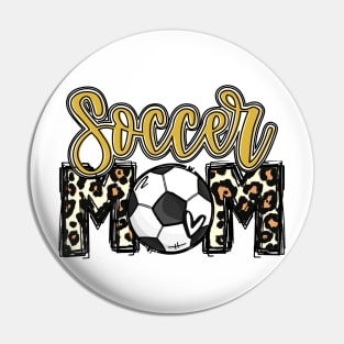 Soccer Mom Leopard Pin