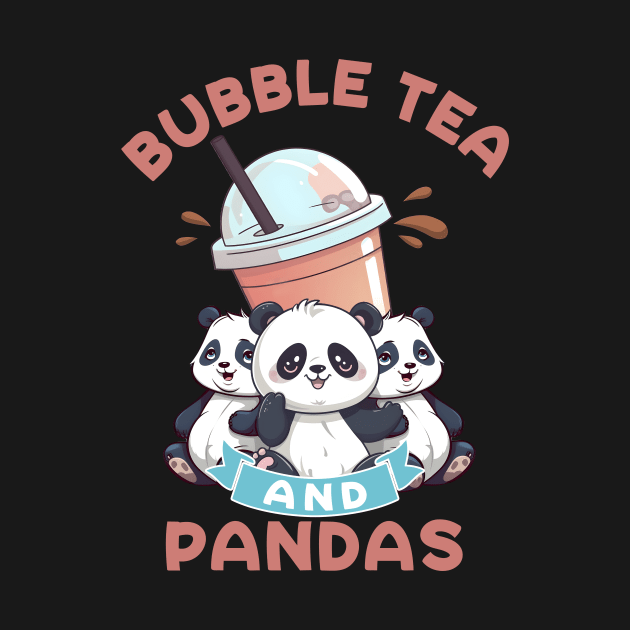 Bubble Tea And Pandas by Nessanya