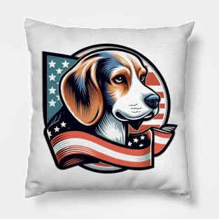 BEAGLE FLAG Pillow