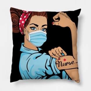 Womens Nurse Strong Unbreakable Nursing Gift Pillow