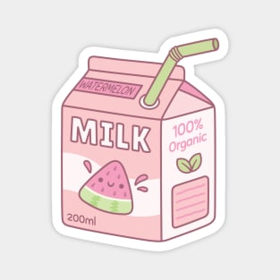 Cute Watermelon Milk Carton Box Magnet