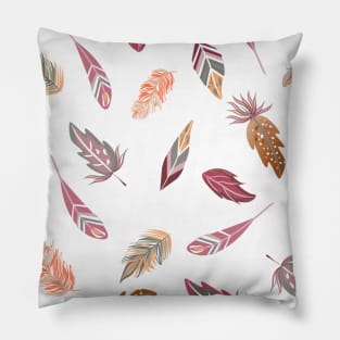 Free Spirit feather pattern Pillow