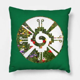 Hunab Ku Flowers Pillow