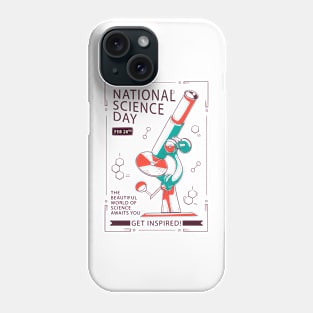 Science Day Microscope Phone Case