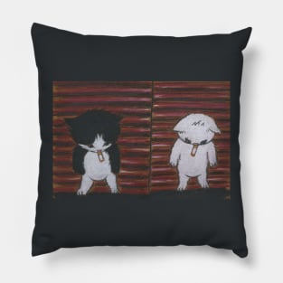 Crystal Castles Cig Cats Pillow