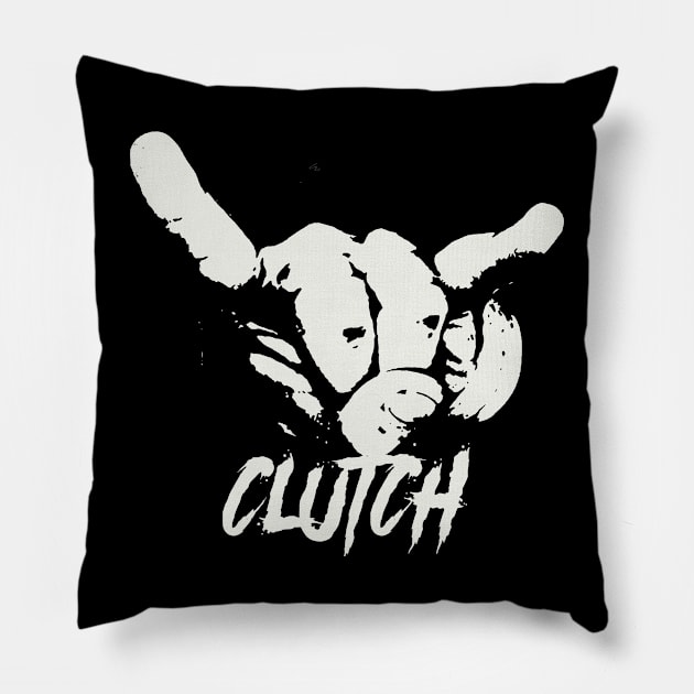 clutch horn sign Pillow by sumurbatu