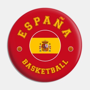Espana Basketball Pin