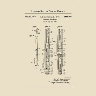 US Patent - Fountain Pen Pistol T-Shirt