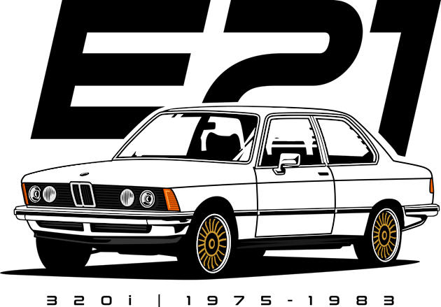 BMW E21 Kids T-Shirt by celengan