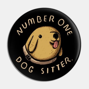 number one dog sitter Pin