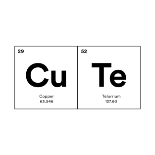 Chemistry Periodic Table - CuTe T-Shirt