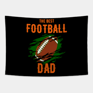 The Best Football Dad Tapestry