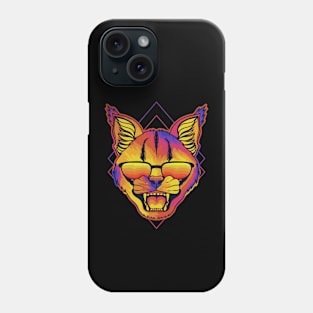 Retro kitty cat Phone Case