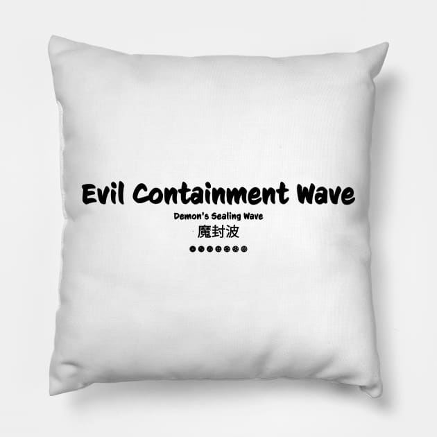 Evil Containment Wave Pillow by InTrendSick