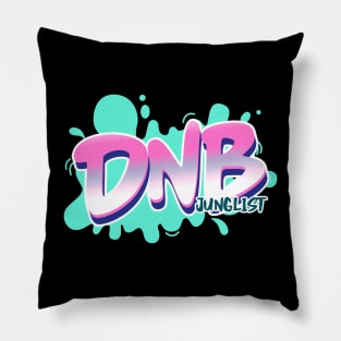 DNB - Junglist Splat Pillow