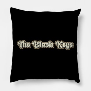 The Black Keys - Vintage Text Pillow