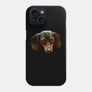 Dacshshund stare Phone Case