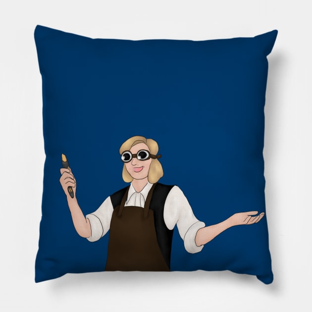 Thirteenth Doctor Pillow by alxandromeda