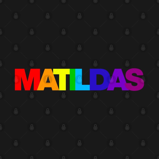 Matildas Rainbow by StripTees