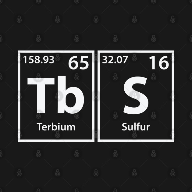 Tbs (Tb-S) Periodic Elements Spelling by cerebrands