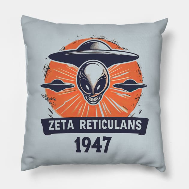 Zeta Reticulans, version 2 Pillow by obstinator