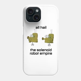 All Hail The Solenoid Robot Empire! Roger Ramjet Phone Case