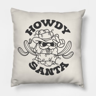 Howdy Santa Pillow