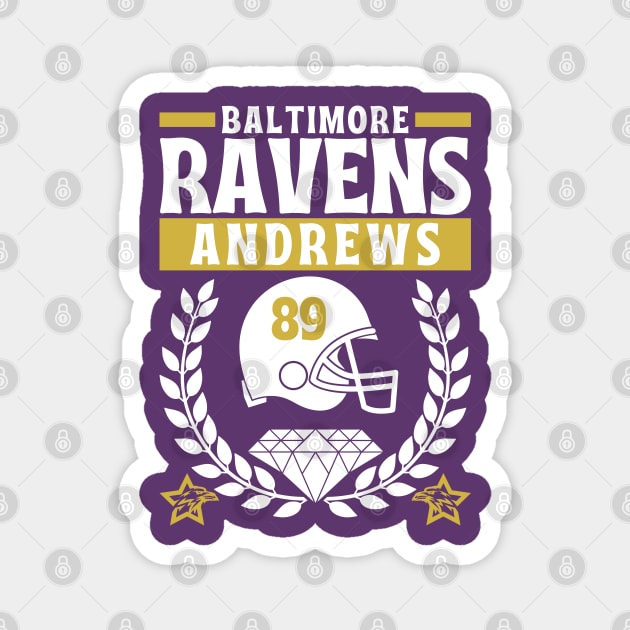 Baltimore Ravens Andrews 89 Edition 2 Magnet by Astronaut.co