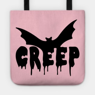 Creep Bat Gothic Aesthetic Grunge Vampiric Punk Halloween Tote