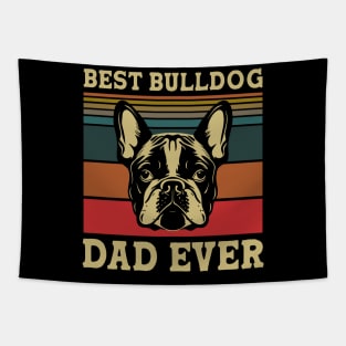 Best French Bulldog Dad Ever Tapestry