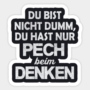 Lustiger Spruch Stickers Teepublic