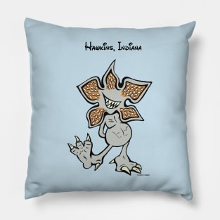 Visit Hawkins Indiana Pillow