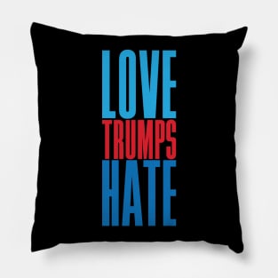 Love Trumps Hate' Funny Anti-Trump Sarcastic Pillow