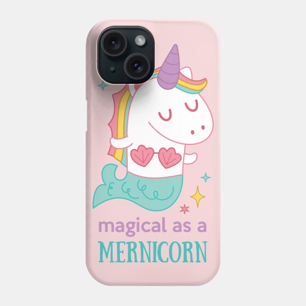 Magical Mernicorn Phone Case by BoredInc