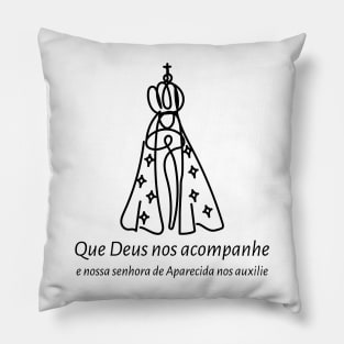 Our Lady of Aparecida (Nossa Senhora da Conceição Aparecida) 11B Pillow