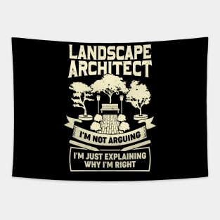 Funny Landscape Architect Job Designer Gift Tapestry