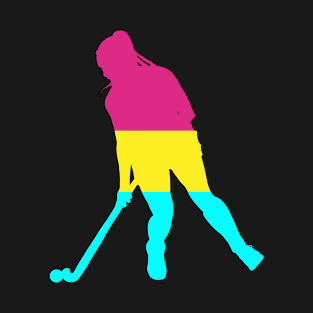 Field Hockey: Pansexual Pride T-Shirt
