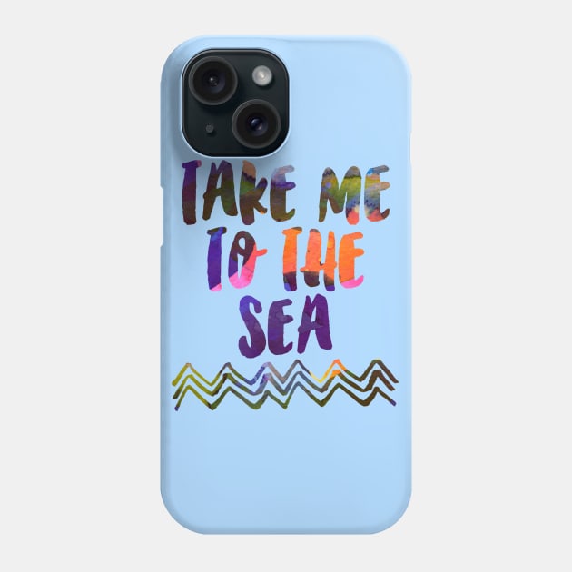 Take Me to The Sea Phone Case by ninoladesign