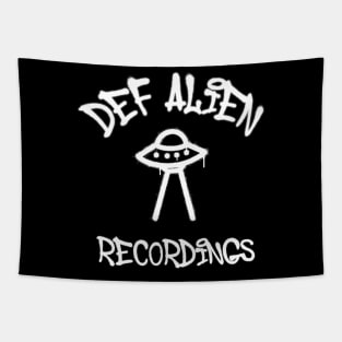 DEF ALIEN GRAF INVASION LOGO Tapestry