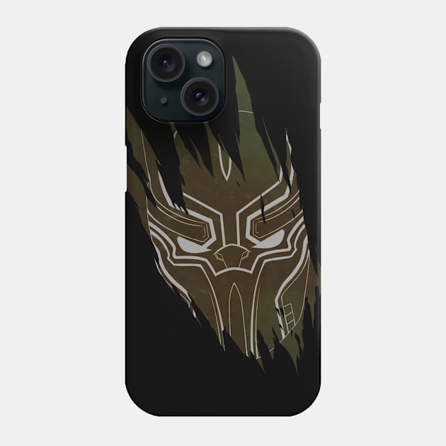 The Panther (colored version) Phone Case by Meechemax