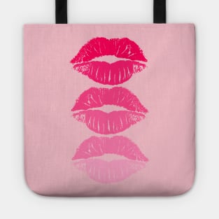 Hot Pink Lips Tote