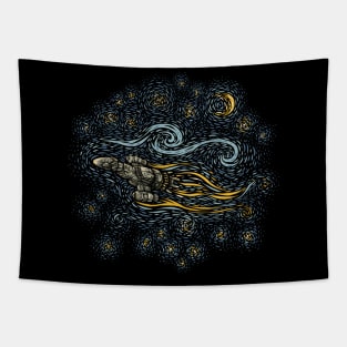 Shiny Night Tapestry
