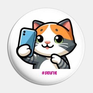 Cat Selfie Pin