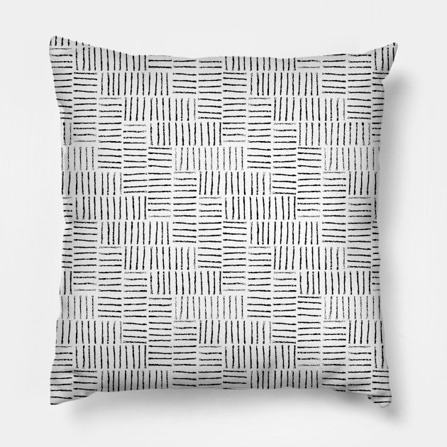 String Herringbone Pillow by crumpetsandcrabsticks