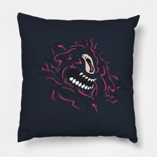 One Eyed Void Beast line art Pillow