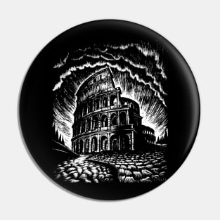 Colosseum in a snow globe Pin