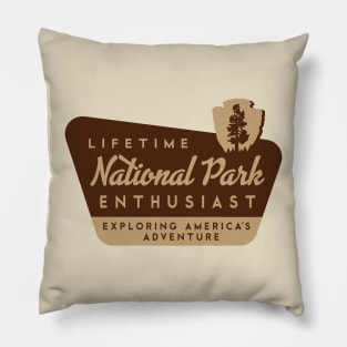 National Park Enthusiast Pillow