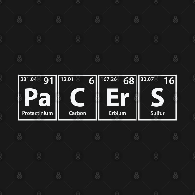 Pacers (Pa-C-Er-S) Periodic Elements Spelling by cerebrands